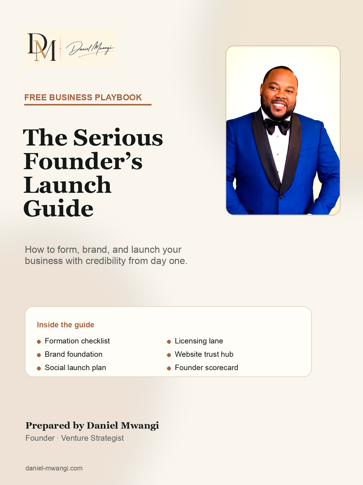 The Serious Founder’s Launch Guide cover